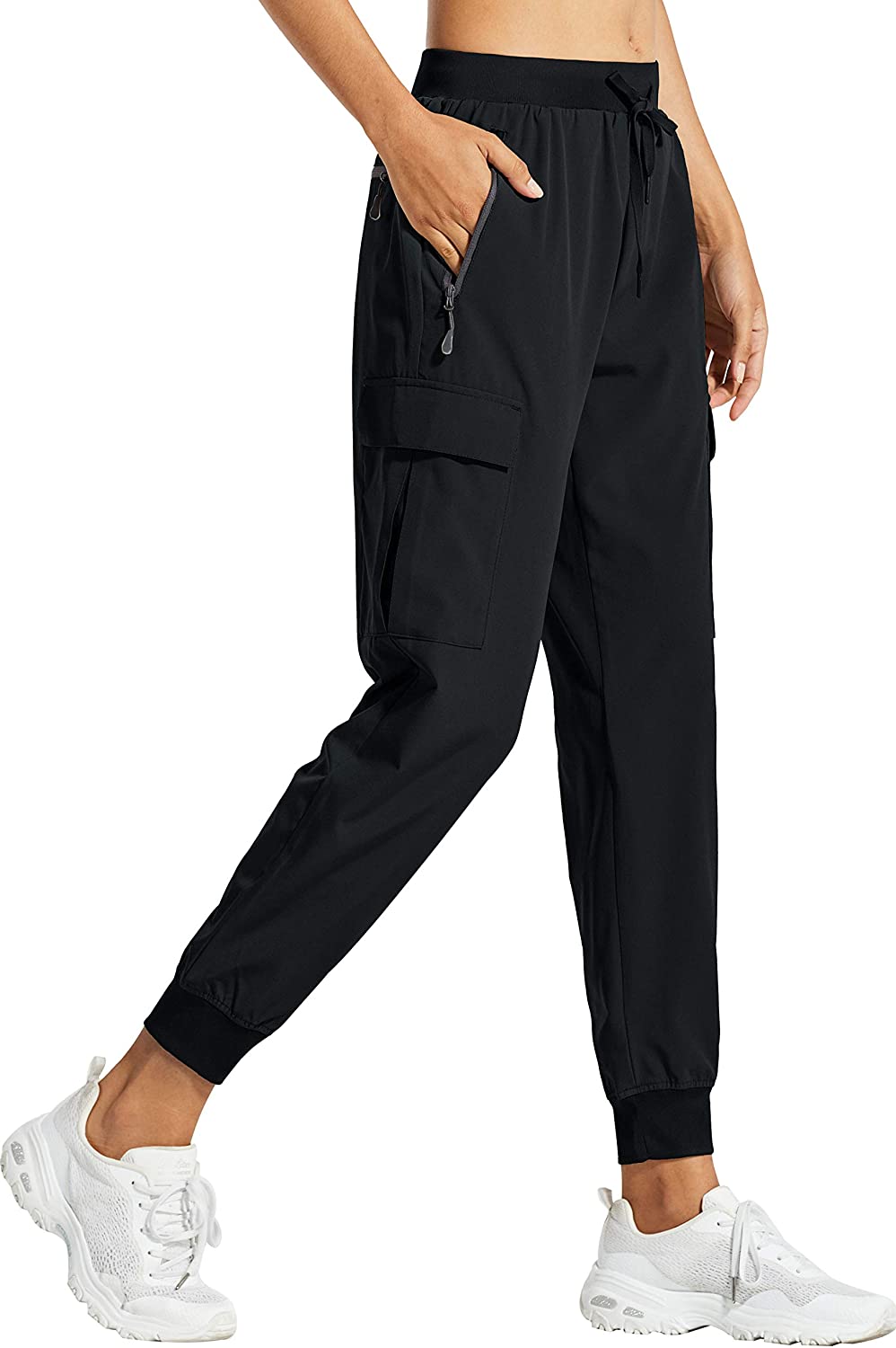  Libin Women's Joggers Pants Athletic Sweatpants with Pockets  Running Tapered Casual Pants for Workout,Lounge, Black S : Clothing, Shoes  & Jewelry