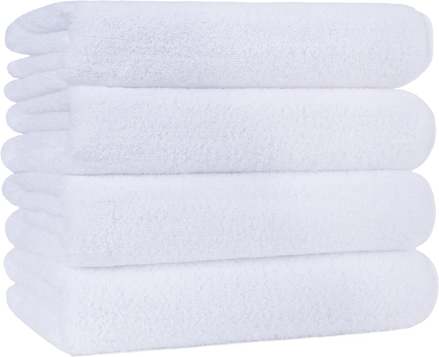  POLYTE Microfiber Quick Dry Lint Free Bath Towel, 57 x 30 in,  Pack of 4 (Blue) : Home & Kitchen