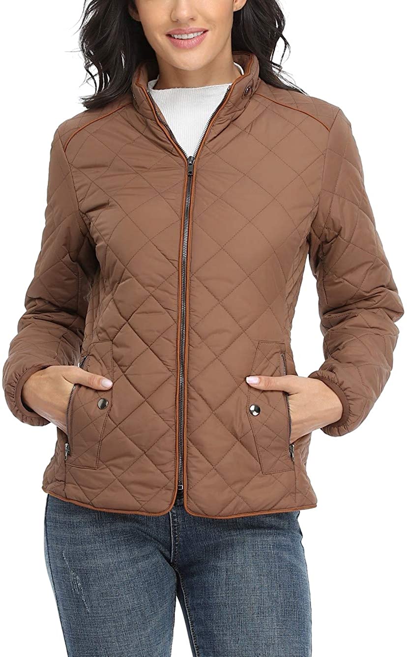 Ladies lightweight discount quilted coats