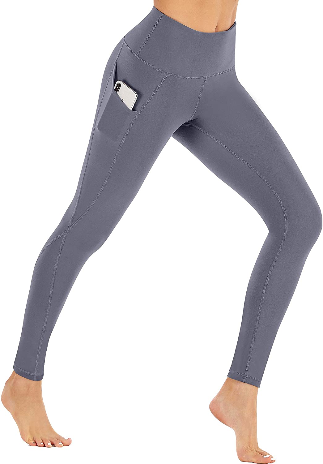 Buy GROTEEN Fleece Lined Leggings with Pockets for Women - High Waisted  Winter Thermal Workout Yoga Pants at Amazon.in