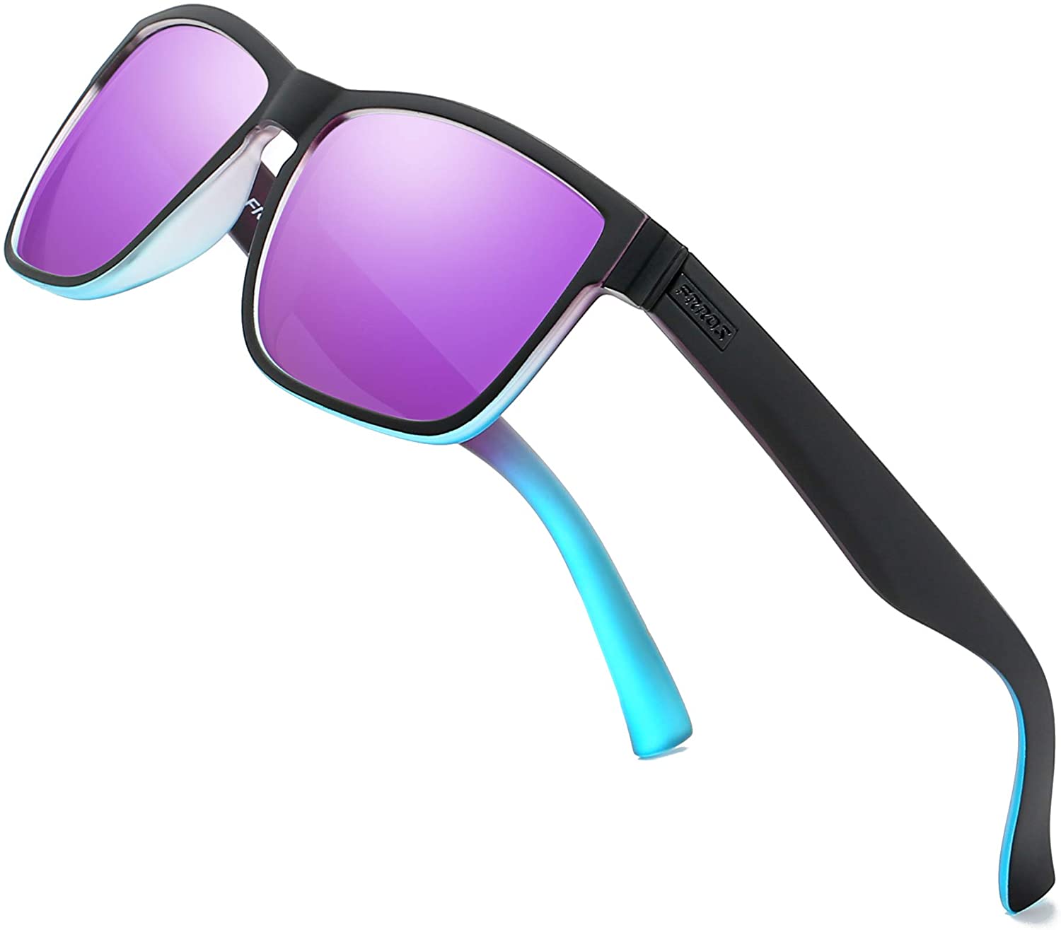 100 Classic Sports Sunglasses Polarized Colorful Lenses Vintage Square UV Protection Glasses Women