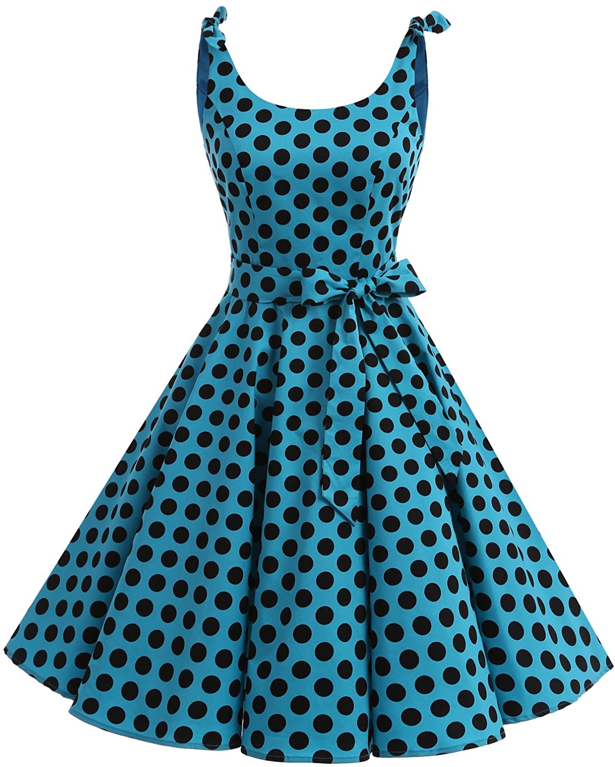Bbonlinedress 1950's Bowknot Vintage Retro Polka Dot Rockabilly Swing Dress  | eBay