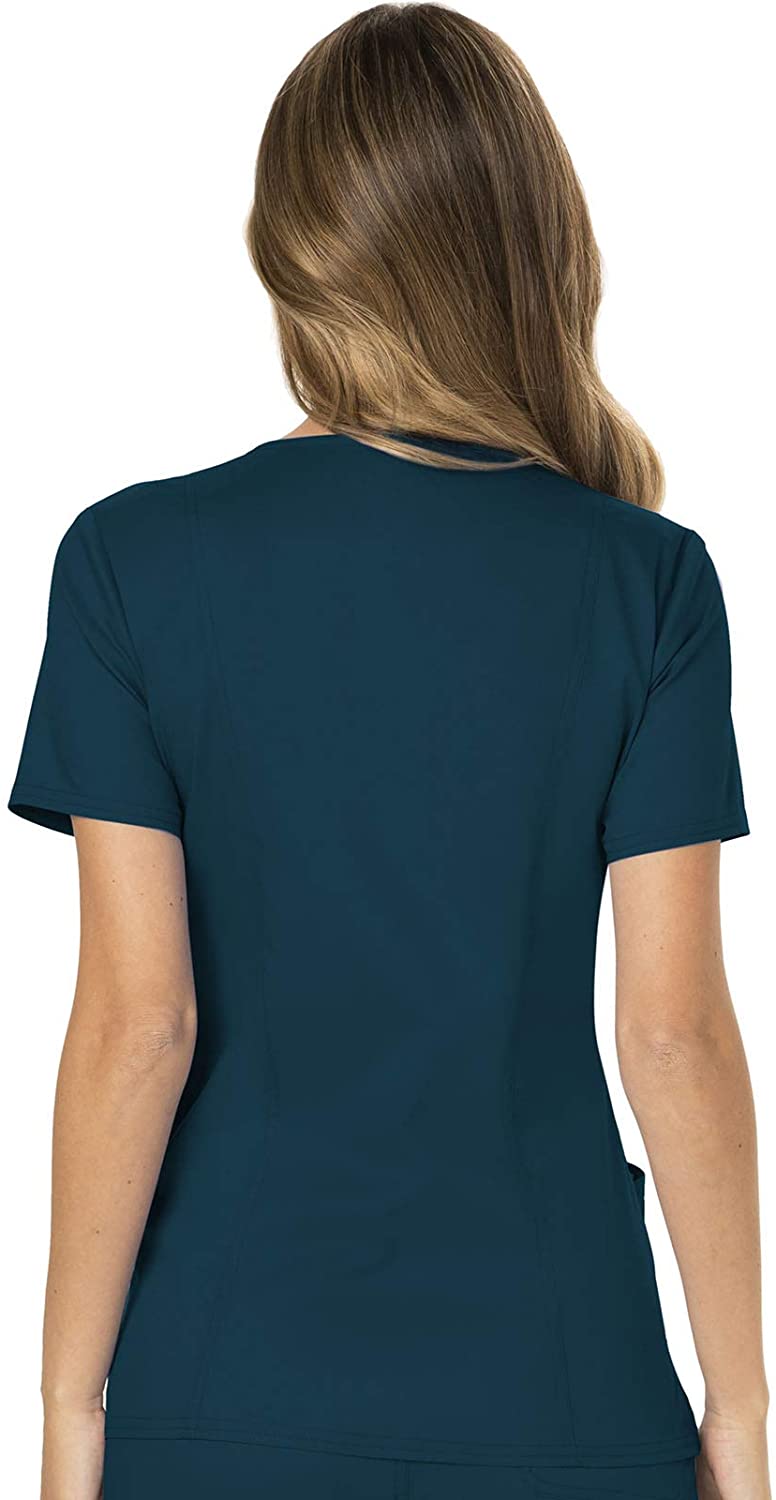 Download CHEROKEE Workwear Revolution Mock Wrap Scrub Top | eBay