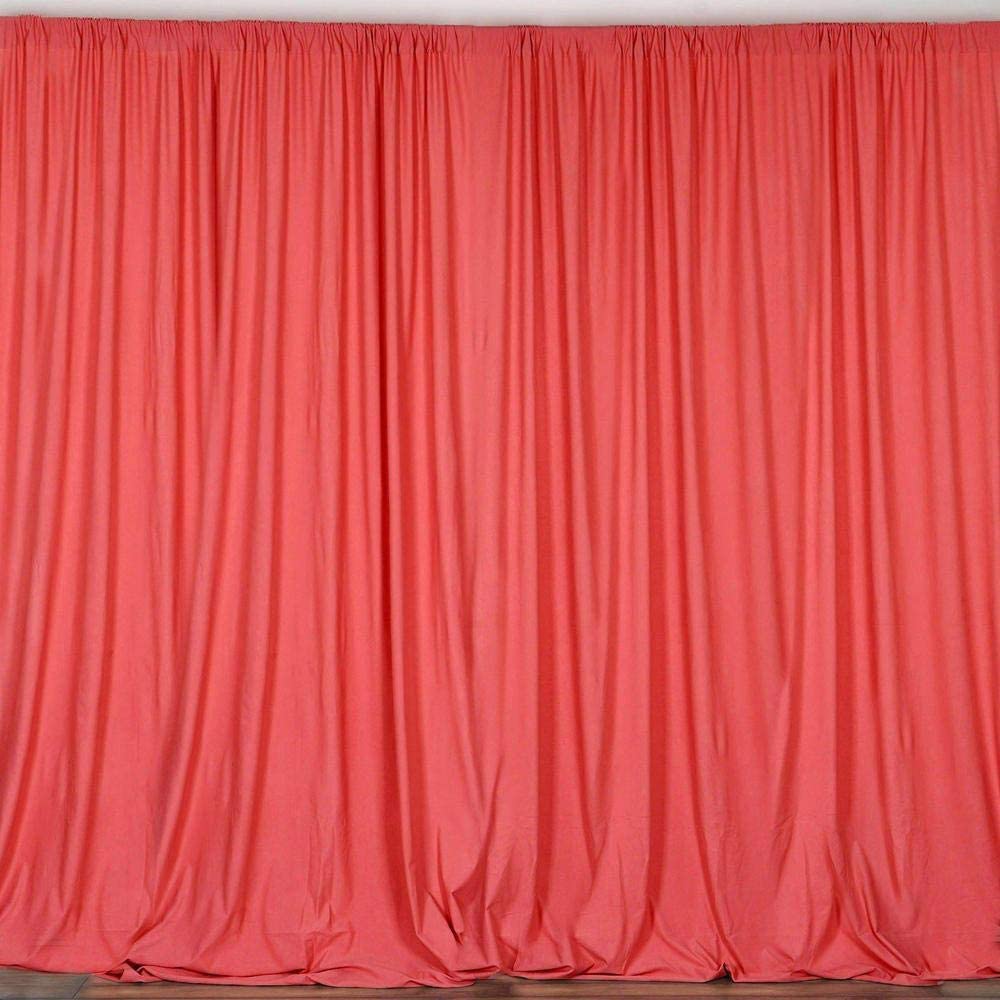 AK TRADING CO. 10 feet x 10 feet Polyester Backdrop Drapes