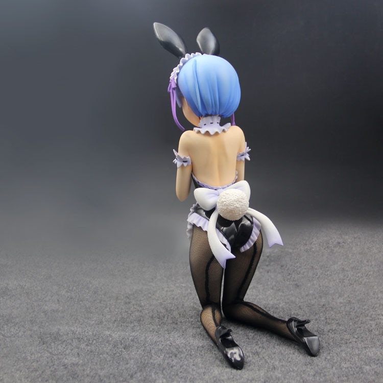 29CM Life in a different world from zero Rem Ram Maid outfit Bunny girl Action Figure Japan Anime PVC Model Toys-4