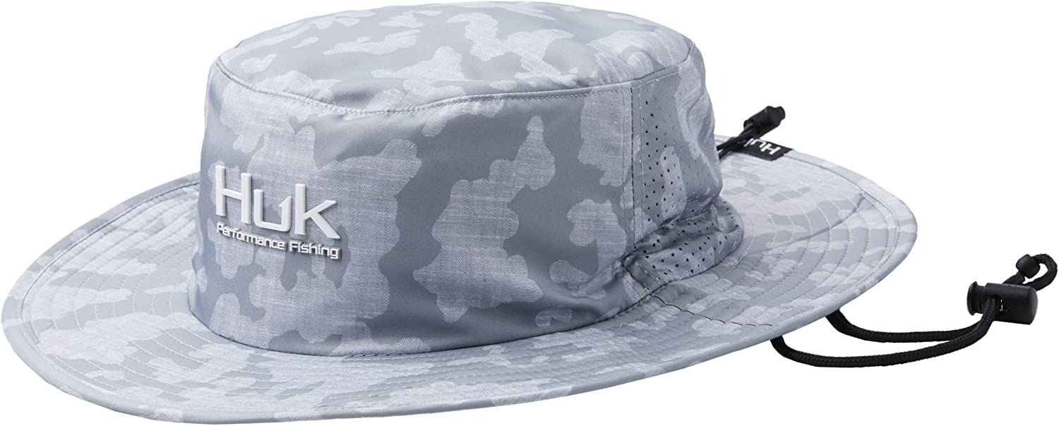 HUK Men's Standard Boonie Wide Brim Fishing Hat UPF 30+ Sun