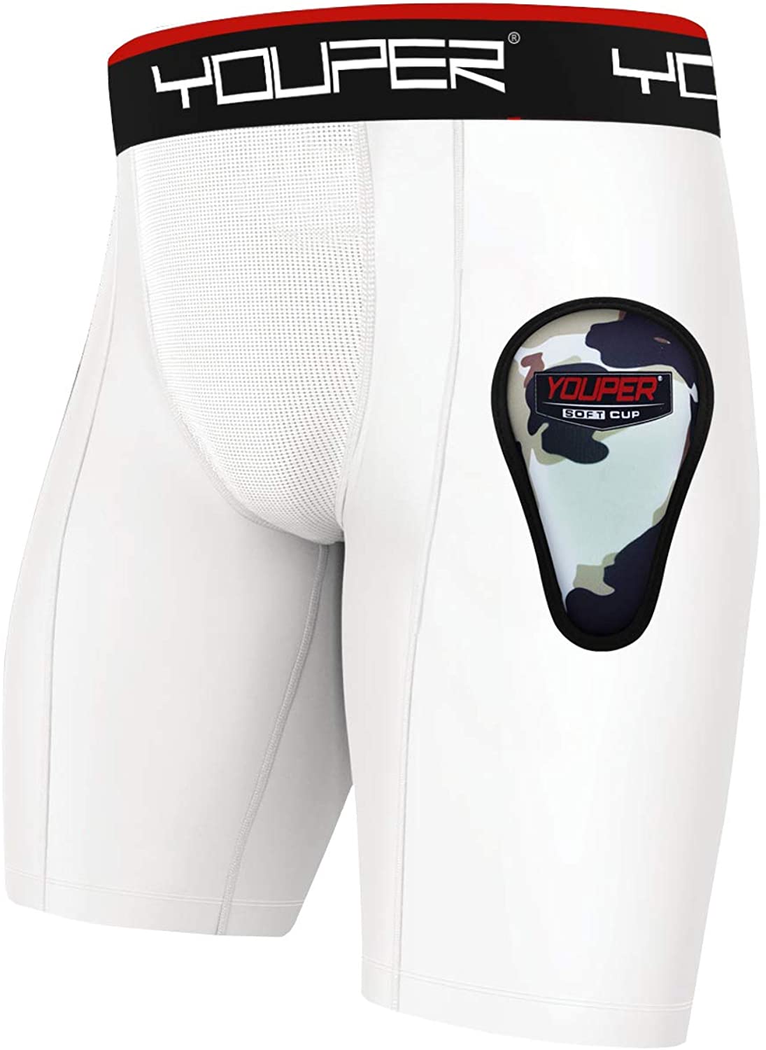 Youper Athletic Supporter, Compression Shorts w/Cup Pocket