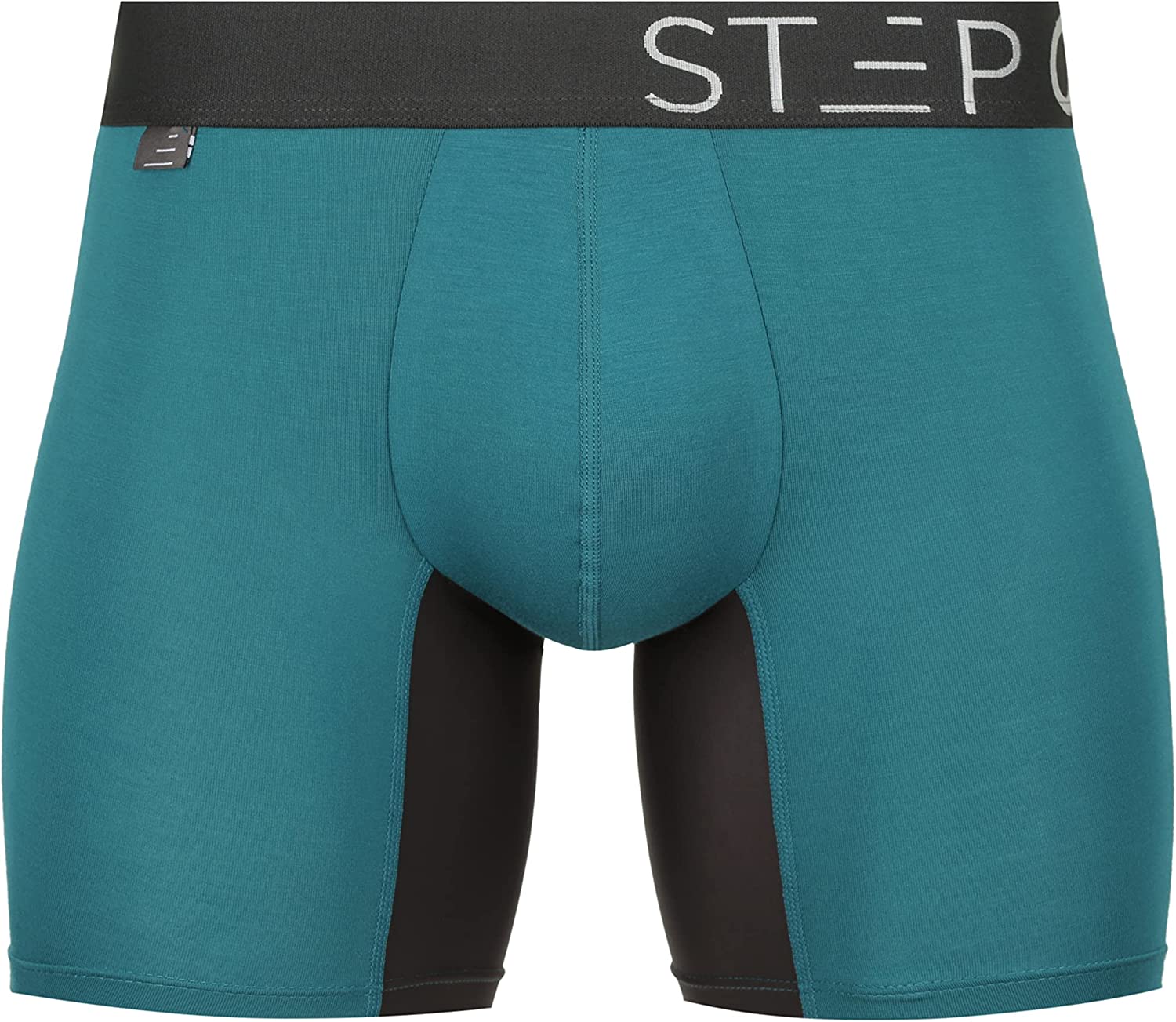 STEP ONE Womens Bamboo Boxer Brief Underwear, Black, M: Buy Online
