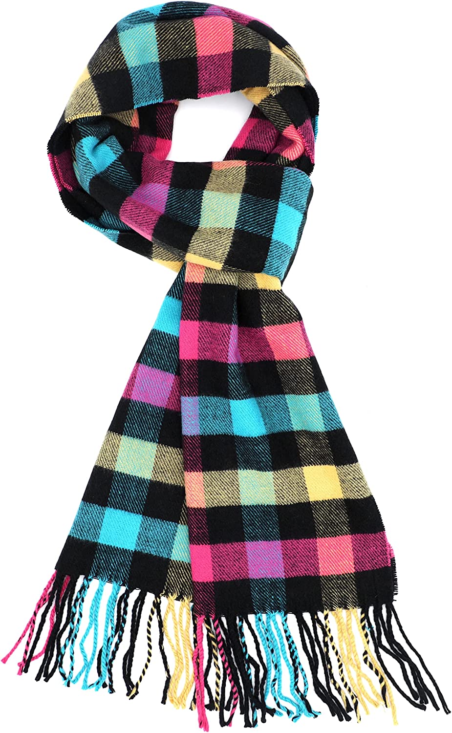 Achillea Scottish Tartan Plaid Cashmere Feel Winter Warm Scarf Unisex