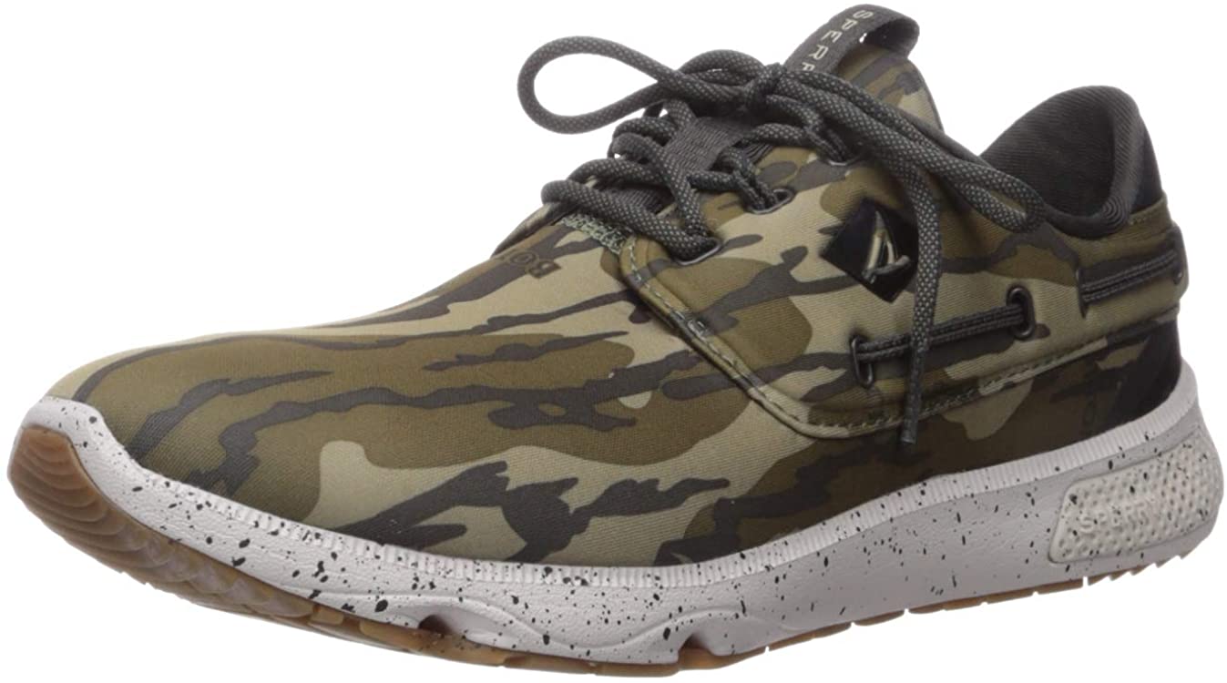 camo sperry shoes