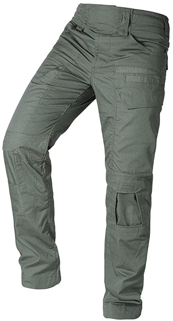 AKARMY Men's Ripstop Tactical Pants, Lightweight EDC Hiking Work