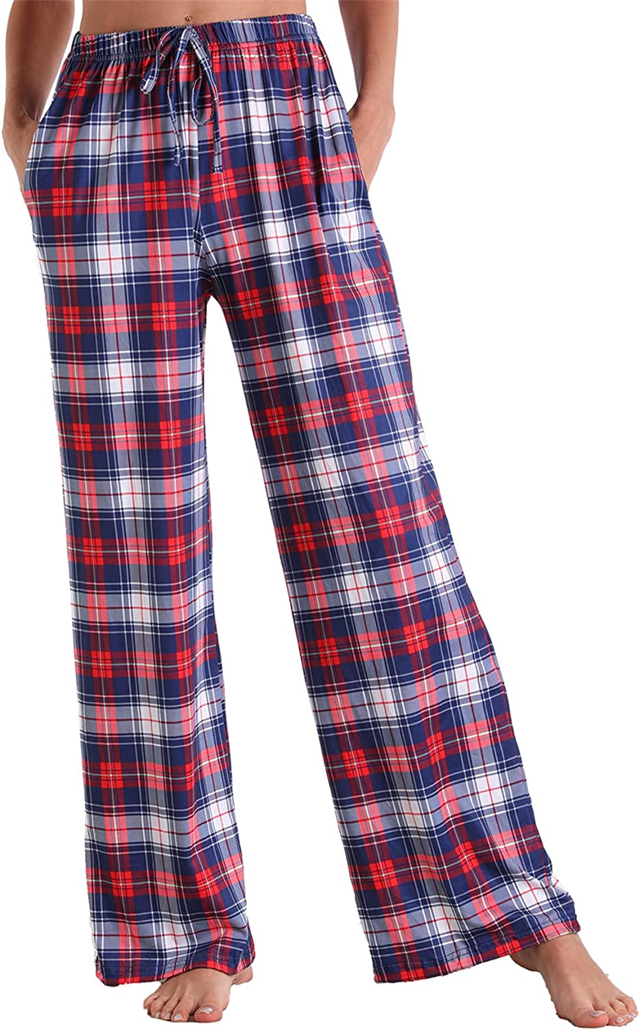 X-Image Wome Comfy Casual Pajama Pants with Pockets & Drawstring