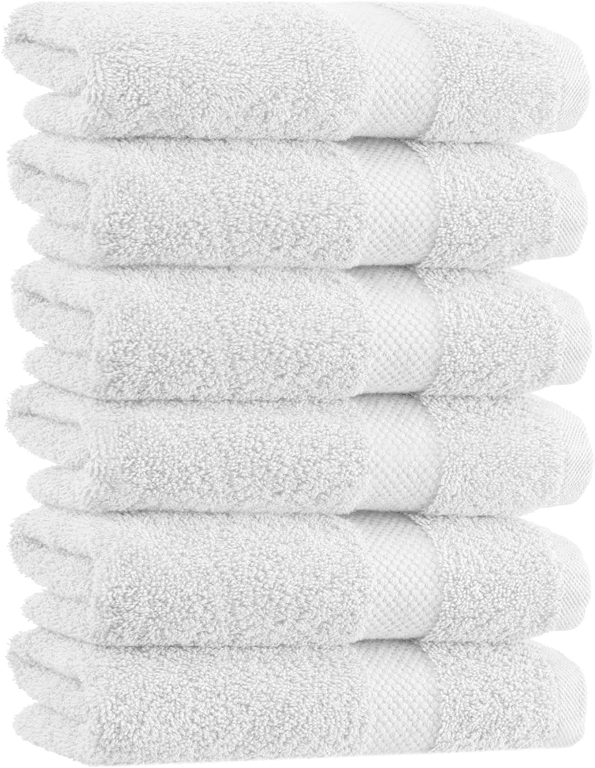 Luxury White Hand Towels Bathroom Hotel Spa Kitchen Set Circlet Egy 