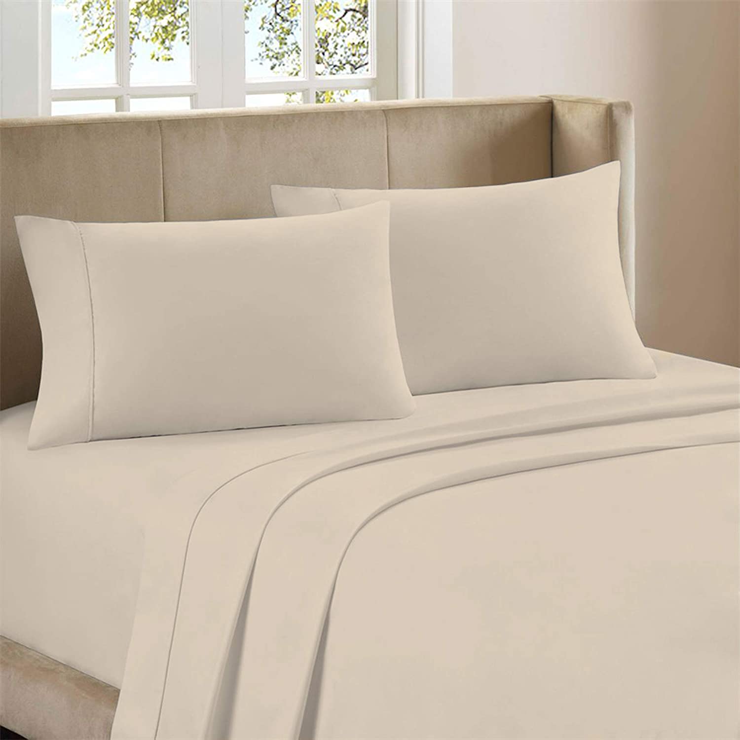 Premium 400-Thread-Count 100% Cotton 4 Piece Ultimate Percale Bed