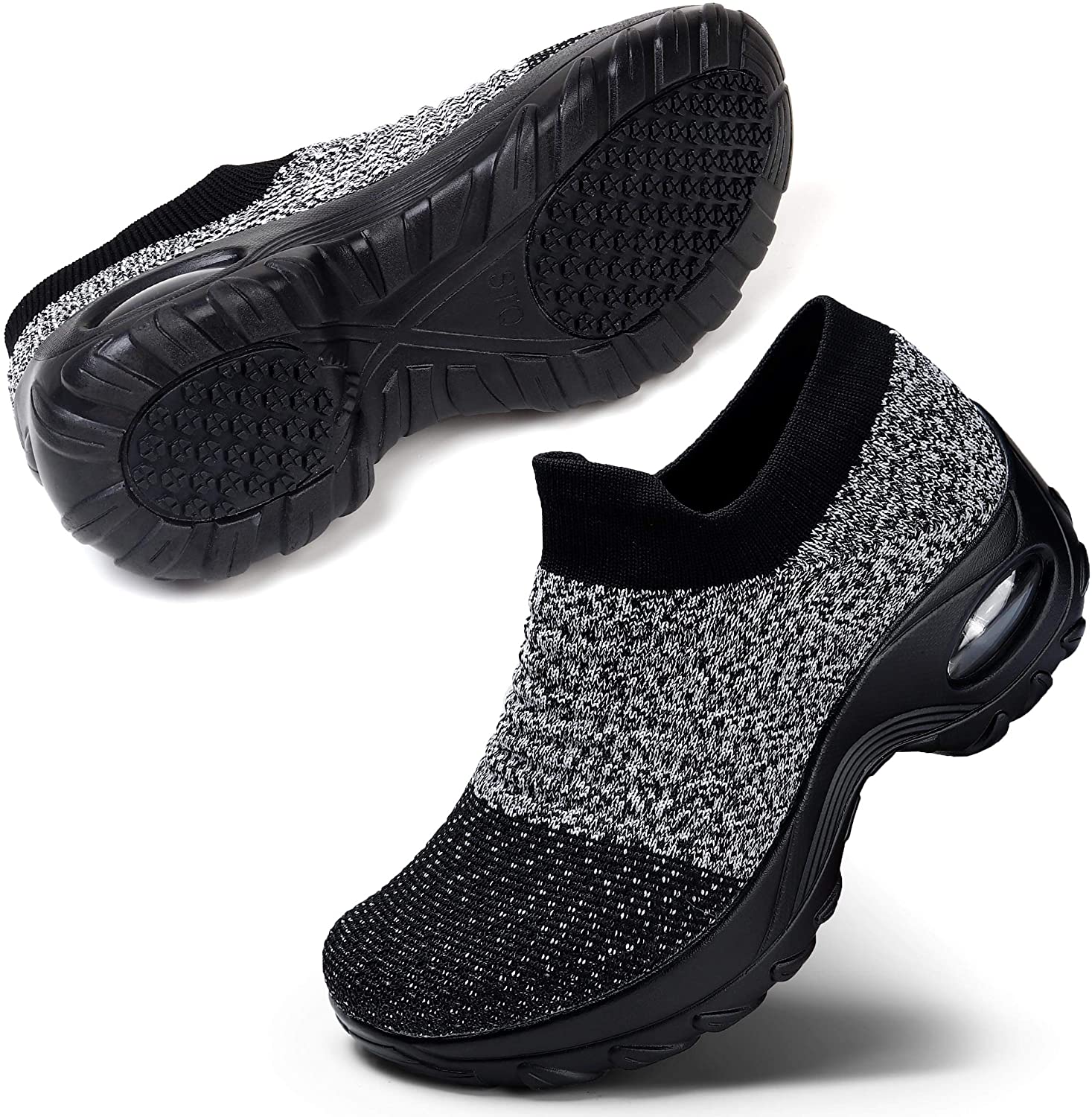 Stq Slip On Breathe Mesh Walking Shoes Women Fashion Sneakers Comfort Wedge Plat Ebay 6150