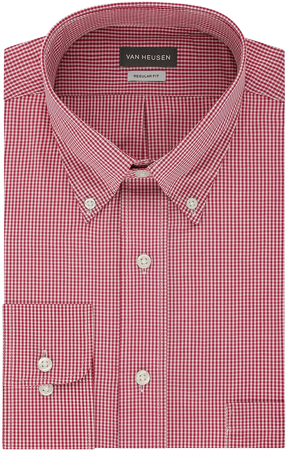 Van Heusen Men's Gingham Check Dress Shirt