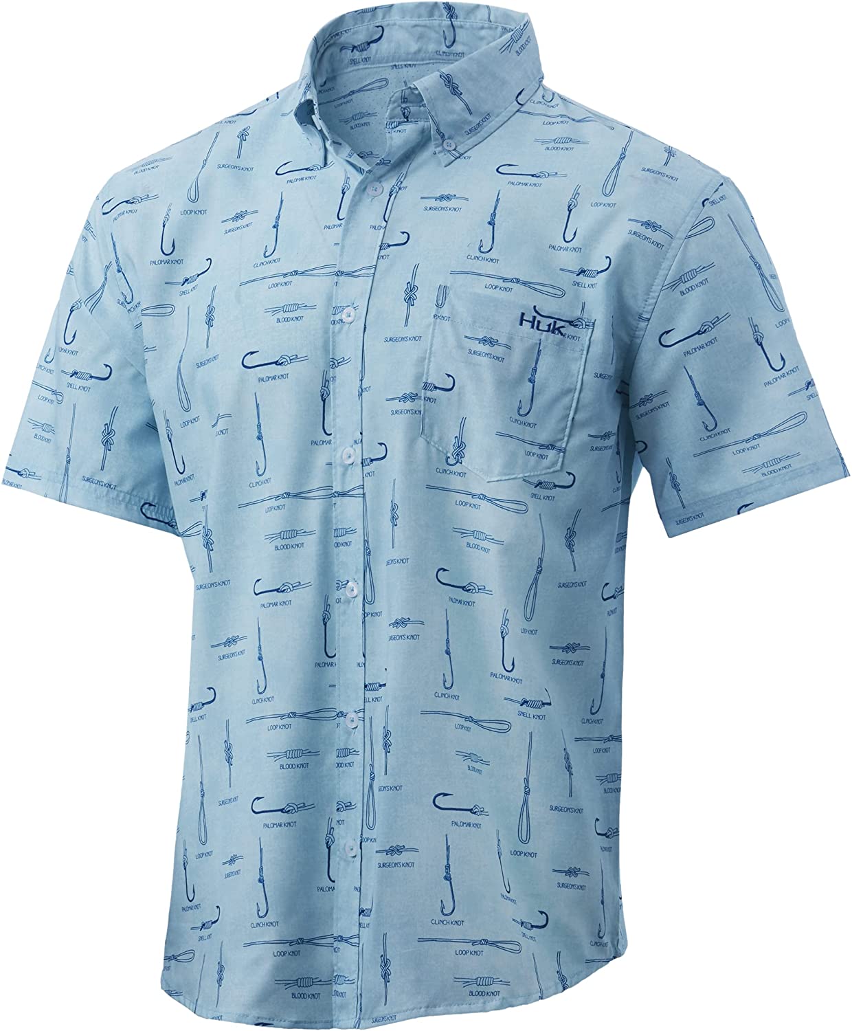 50% Off HUK Teaser Short Sleeve Fishing Shirt--Pick Color/Size-Free Shipping 