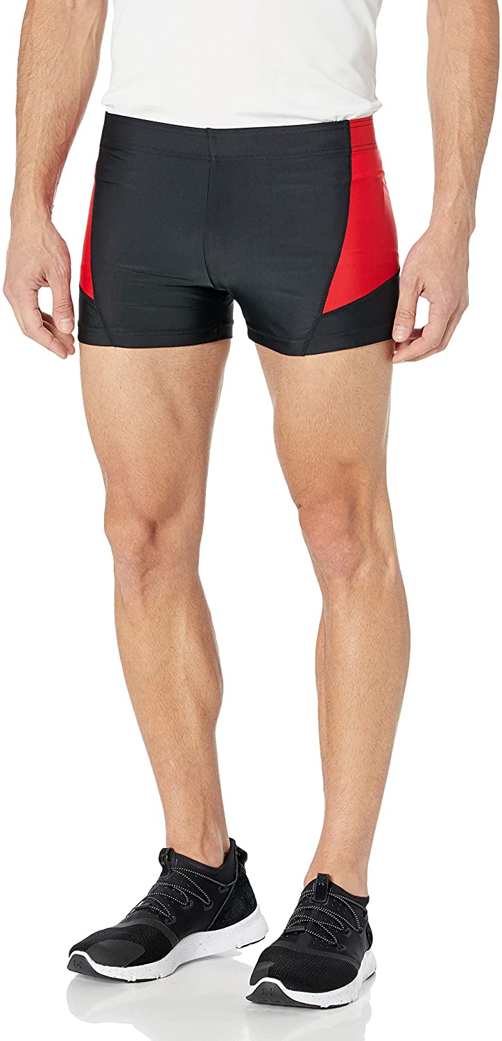 Musclealive Mens Gym Tight Bodybuilding Workout Shorts Polyester and Lycra 