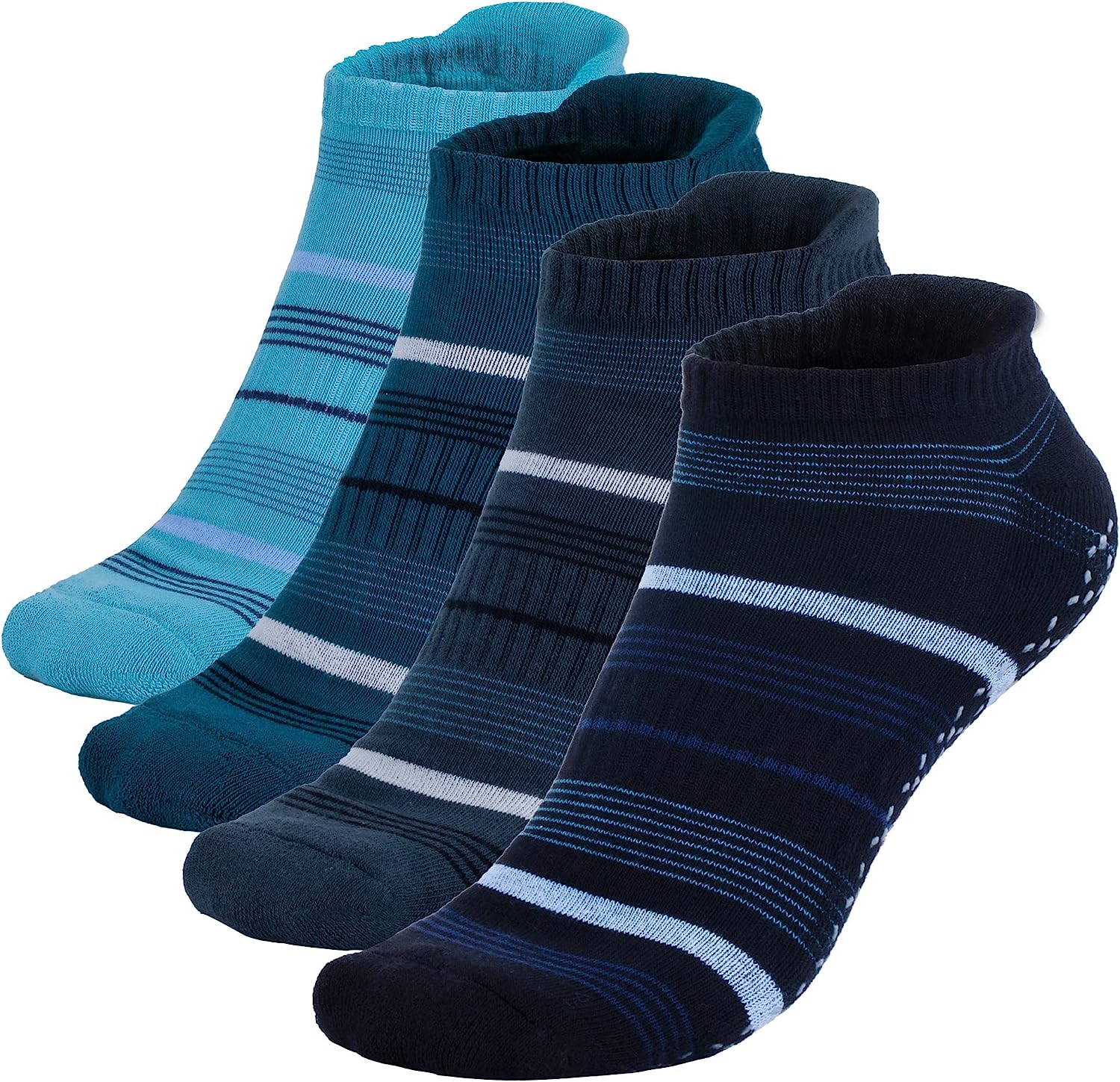 unenow Unisex Non Slip grip Socks with cushion for Yoga, Pilates