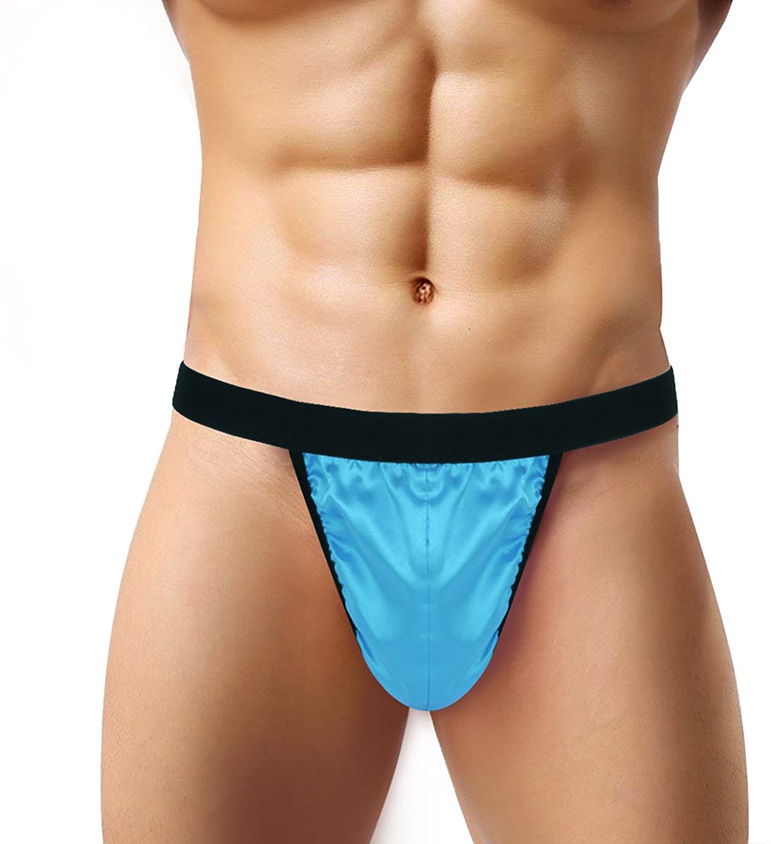 Feeshow Sexy Men S Silk Satin Bulge Pouch Tanga Bikini Briefs Panty Underwear Ebay