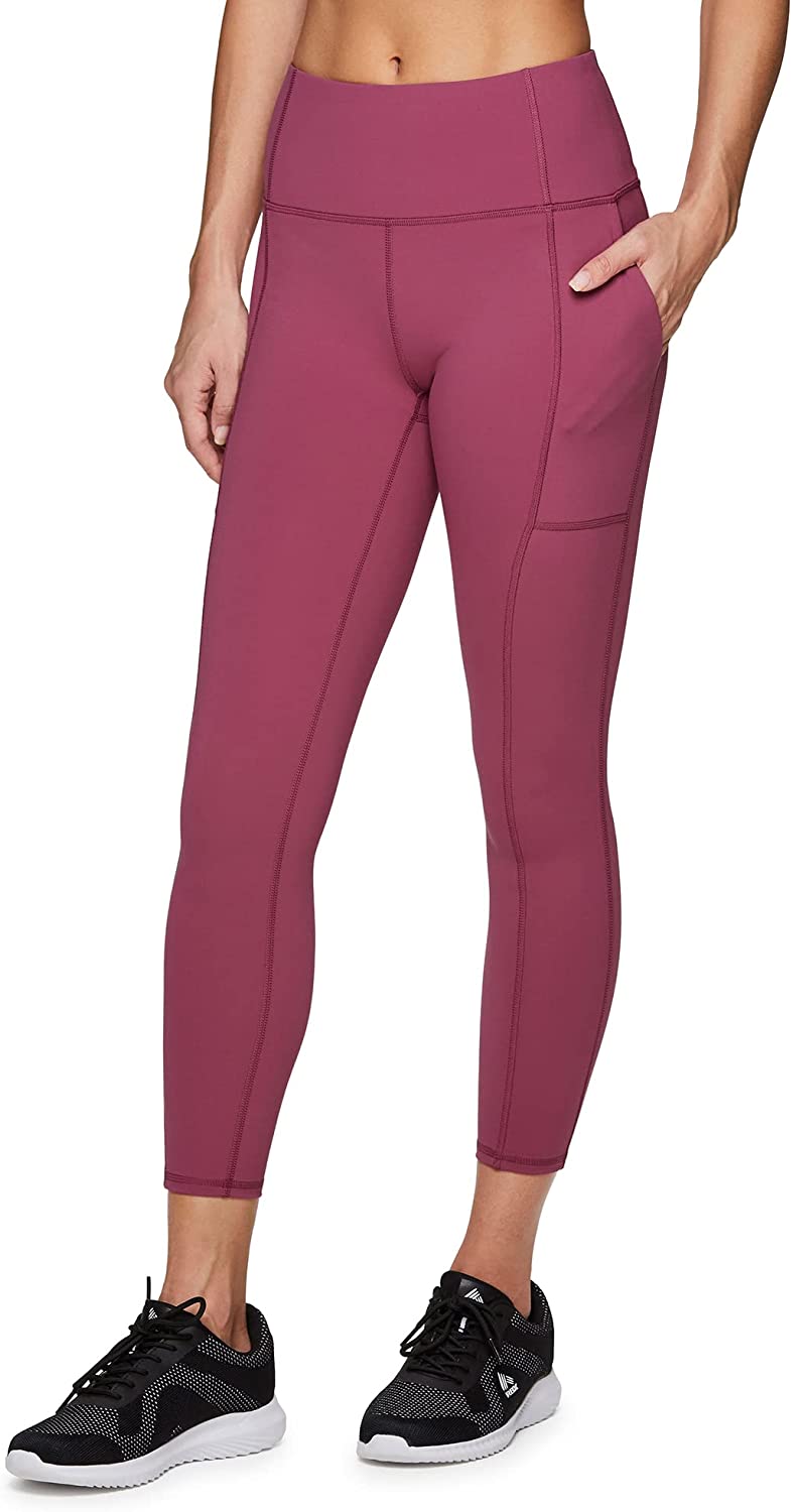 RBX Active Women's Power Hold High Waist Soft Athletic Yoga Legging with  Pockets