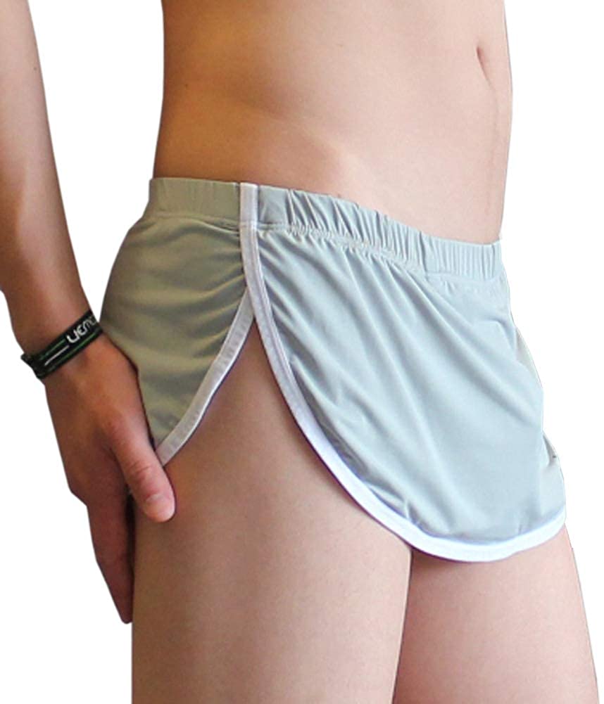 Saingace Mode Herren Tangas Shorts weiche antibakterielle atmungsaktive Unterwäsche Ausbuchtung Pouch Unterhosen