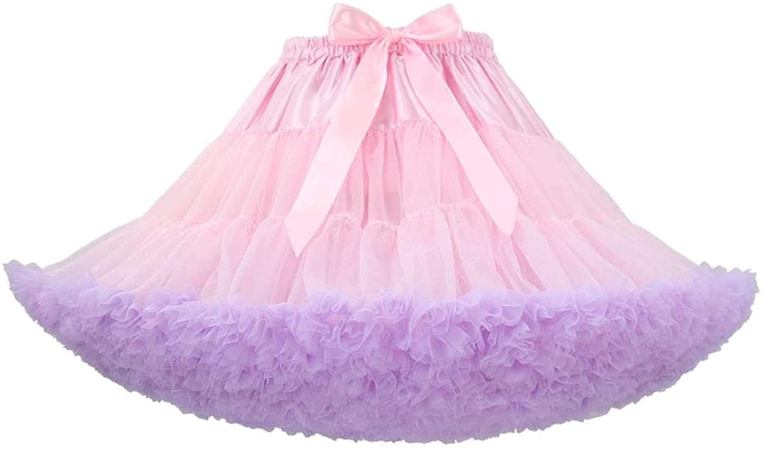 Honeystore Women's Puffy Tulle Skirt Chiffon Petticoat Tutu Princess  Pettiskirts