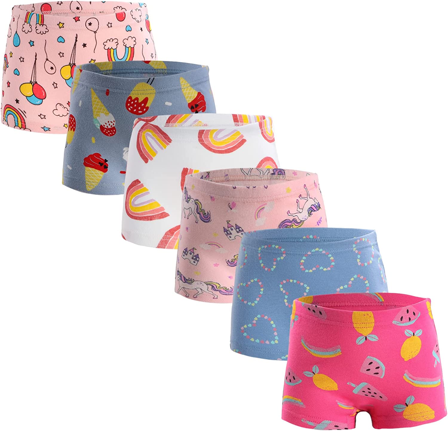 Boboking Soft Cotton Girls' Panties Boyshort Little Girls' Underwear  Toddler Und