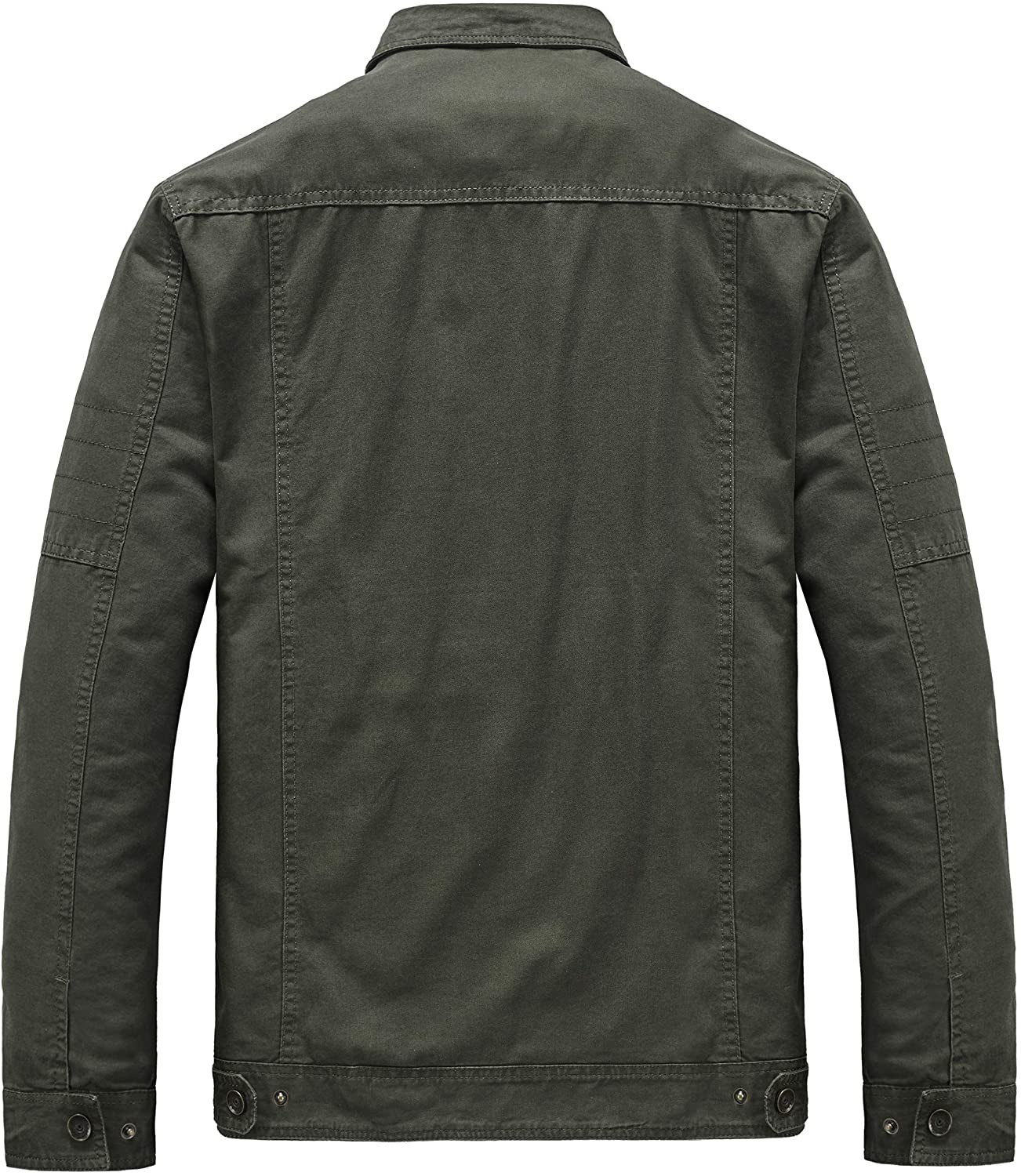 Heihuohua Men's Casual Military Jacket Cotton Field Jacket | eBay