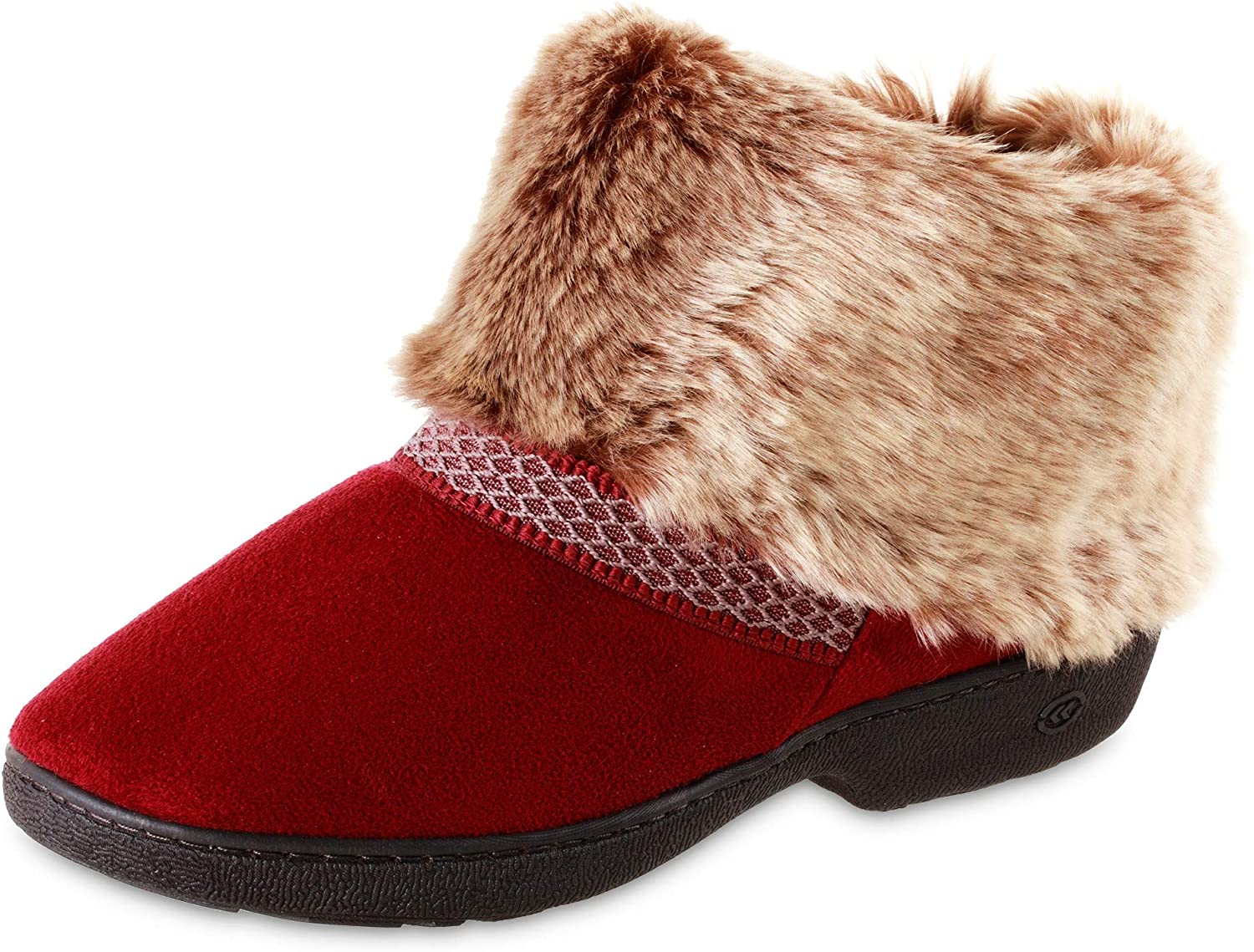 women's isotoner recycled microsuede mallory boot slipper