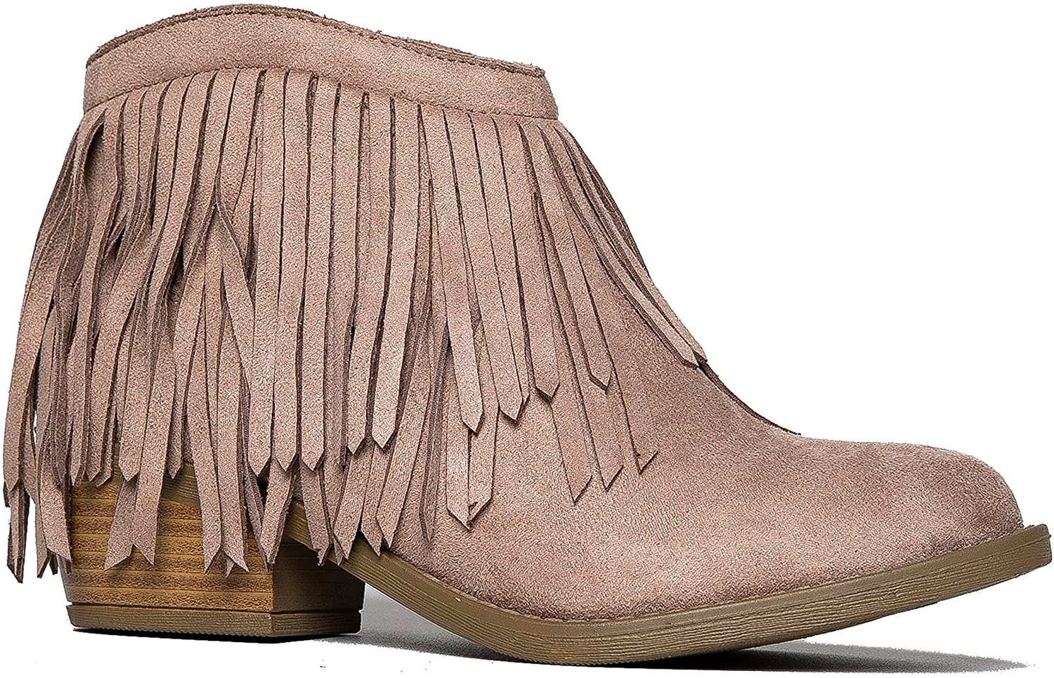 soda fringe booties