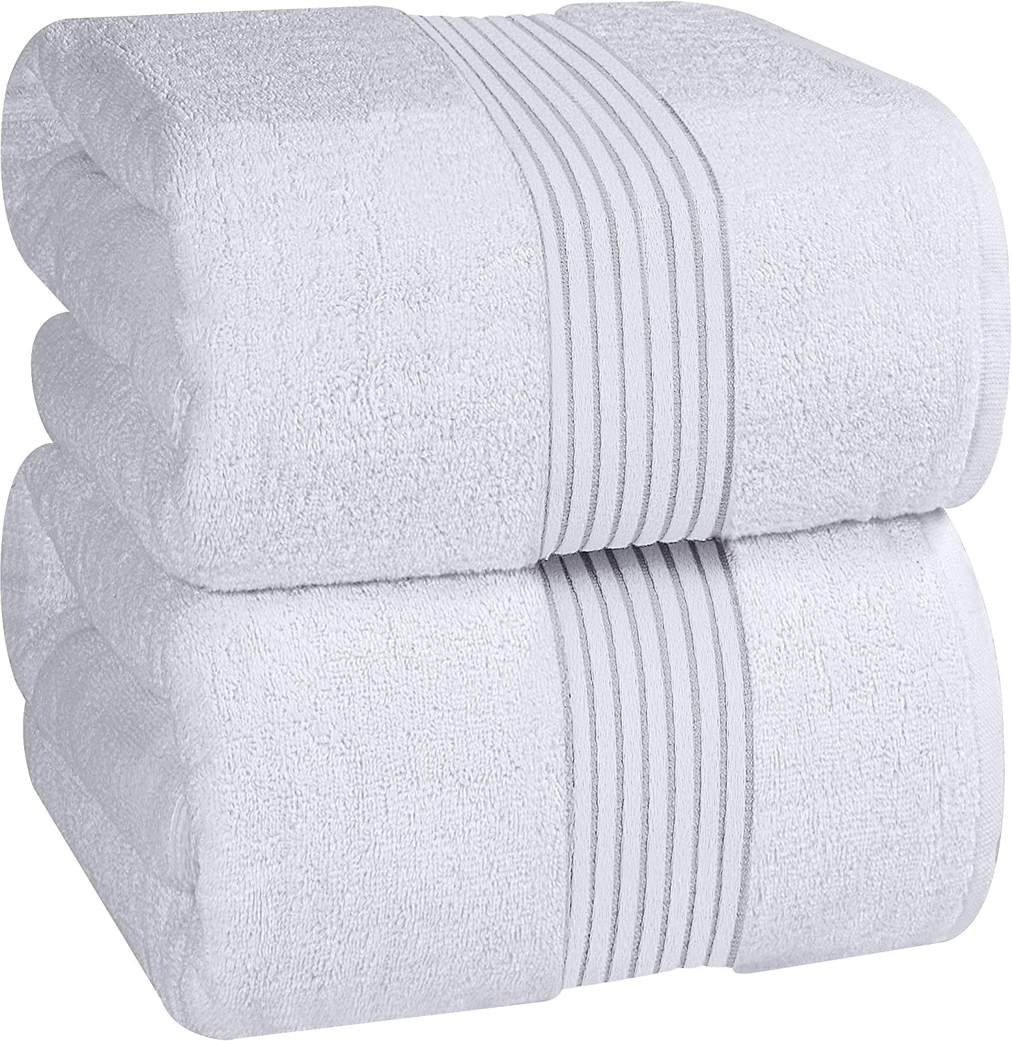 Utopia Towels  2 Toalhas Tamanho Jumbo - 100% Algodão (180 x 90