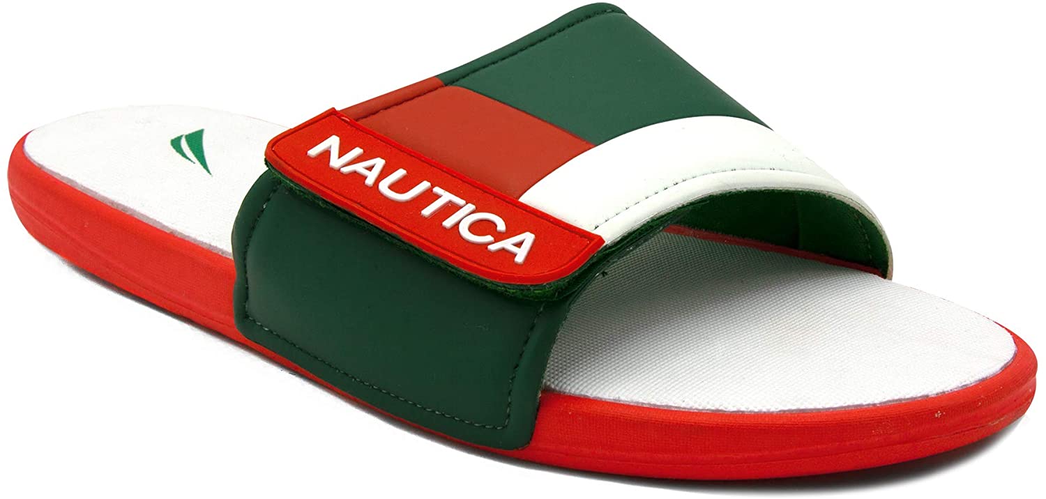 NauticaNautica Men's Athletic Slide Strap Comfort Marca 