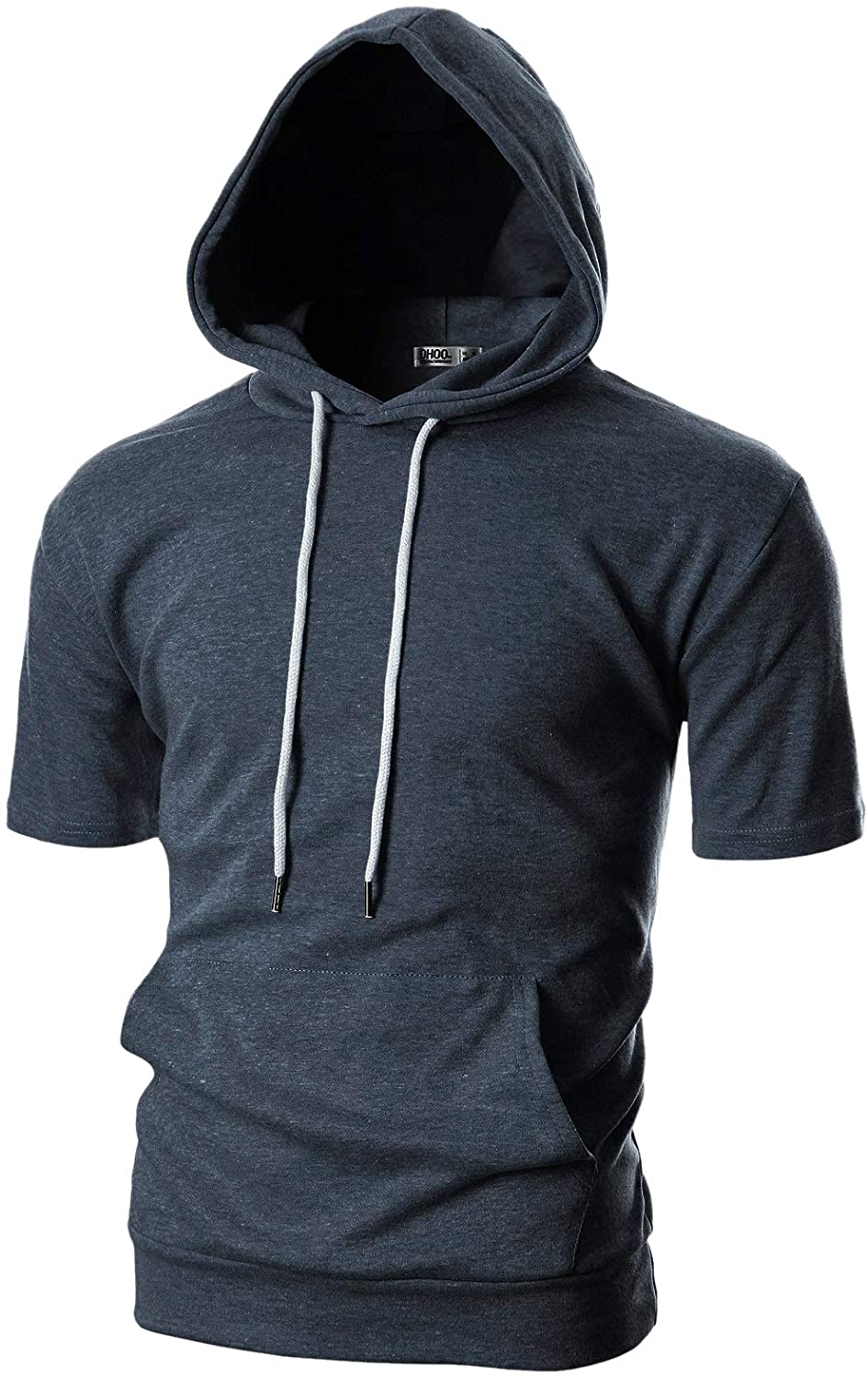 Short sleeve zip outlet up hoodie mens