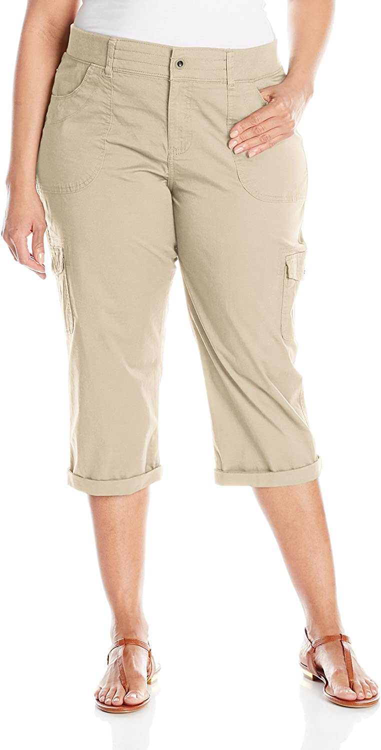 relaxed fit capri pants