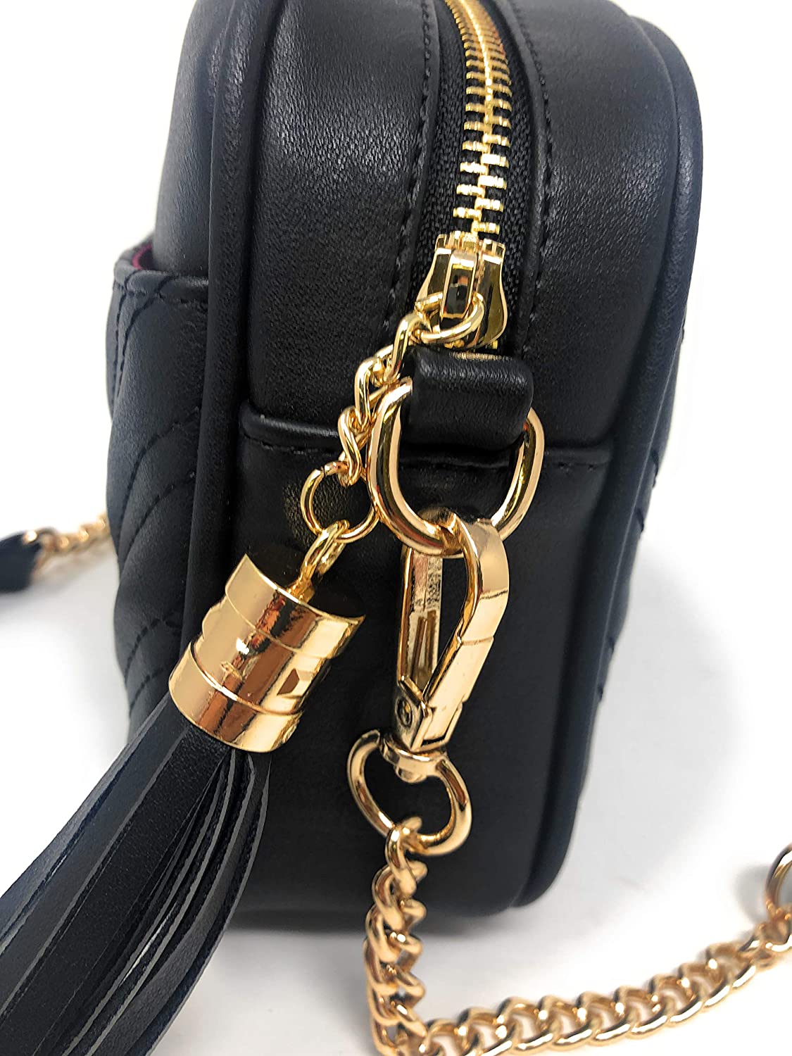  lola mae Genuine Leather Crossbody Bag for Women, Multi Pockets  Small Shoulder Bag Wristlet (Black RL7771) : Clothing, Shoes & Jewelry