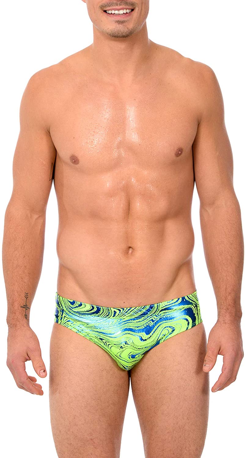 Mens New Hot Print Body Bikini Swimsuit by Gary Majdell Sport 