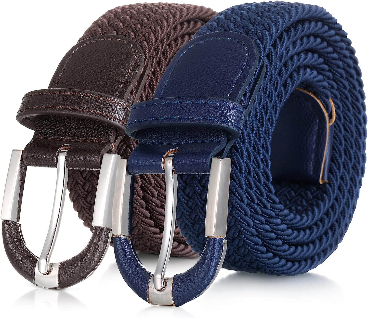 Men's Elastic Braided Stretch Belt-3 Pack– Mio Marino