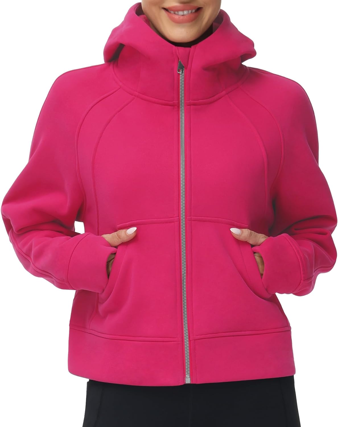 THE GYM PEOPLE Women's Full-Zip Up Hoodies Jacket Fleece