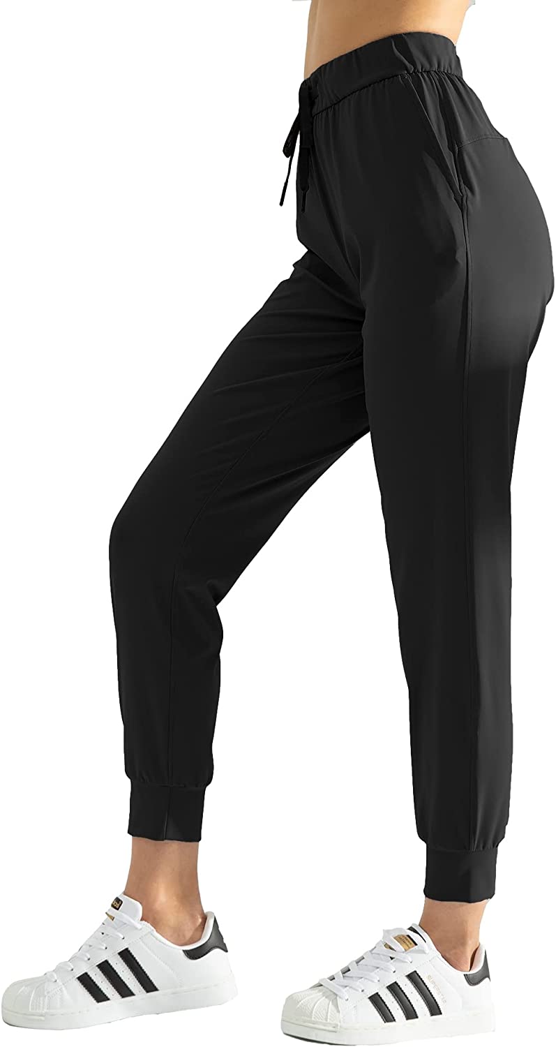 AJISAI Women's Joggers Pants Drawstring Running Sweatpants with Pockets  Lounge W