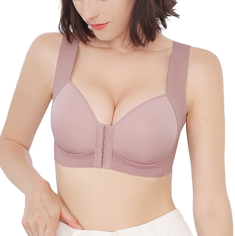 FallSweet Front Close Bra for Women Push Up Wirefree Bra Seamless No Dig  Comfort
