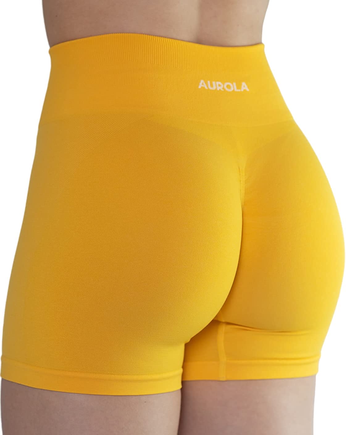 AUROLA Intensify V2.0 Short Women's Workout Shorts Seamless High Waist  Running Sport Gym Fitness Yoga Stretch Athletic Shorts 3.6 Black at   Women's Clothing store