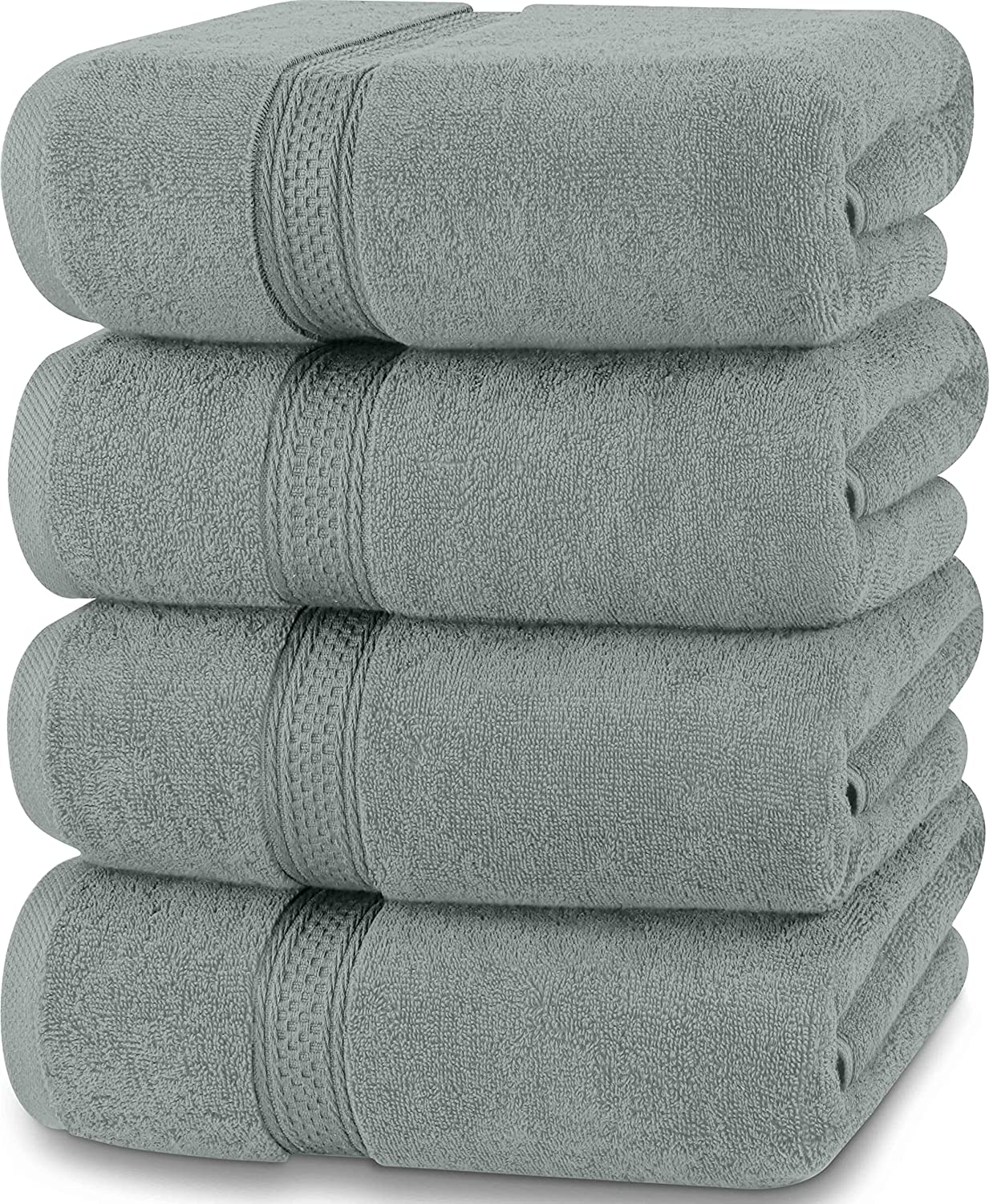 Utopia Towels 4 Pack Premium Bath Towels Set, (27 x 54 Inches) 100% Ring  Spun Co