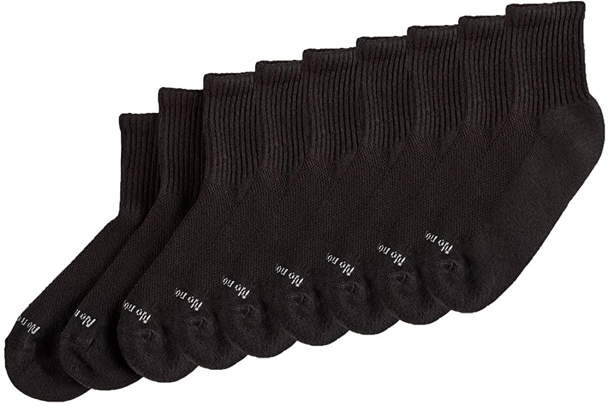 No Nonsense womens Soft & Breathable Cushioned Mini Crew Socks 