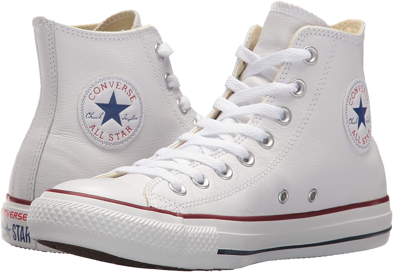 Converse Men's Chuck Taylor All Star Leather Hi Top Sneakers | eBay