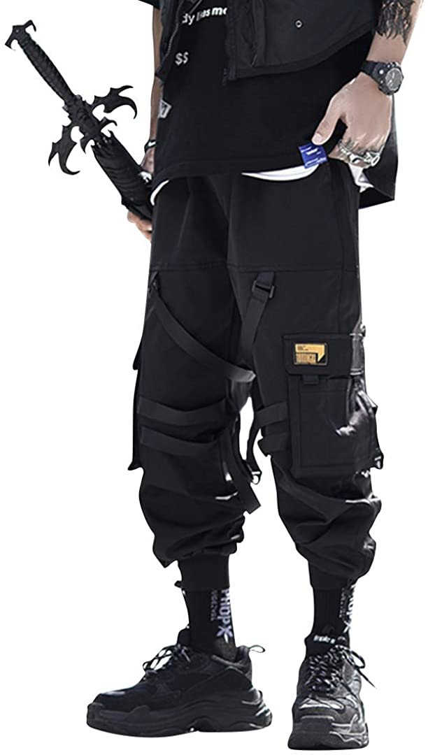 Aelfric Eden Men’s 26x26 Black Joggers Pants Multi-Pockets Outdoor Fashion  NWOT