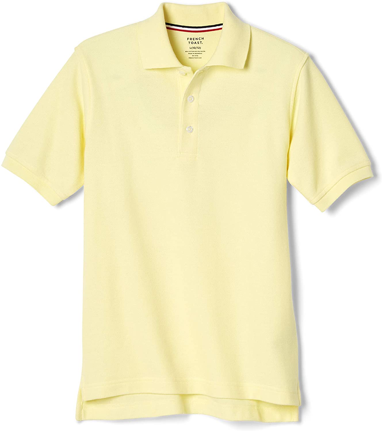 French Toast Boys Short Sleeve Pique Polo Shirt Standard & Husky