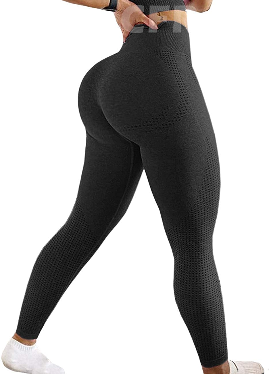 CHGBMOK Yoga Pants for Women Fitness Sports Stretch High Waist