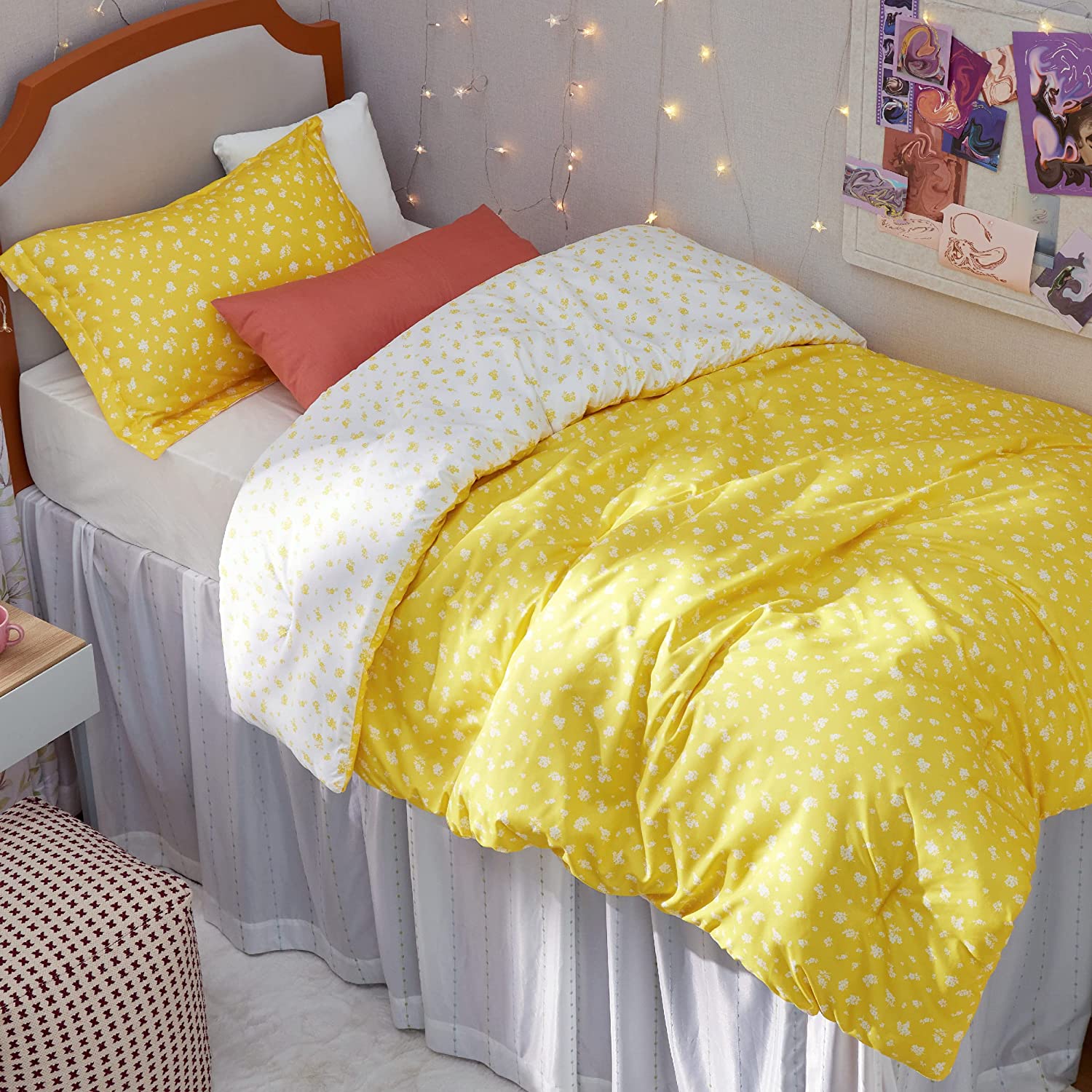 Bedsure Twin Bed Comforter Set - Sage Green Comforter Set Reversible Floral  Bedd