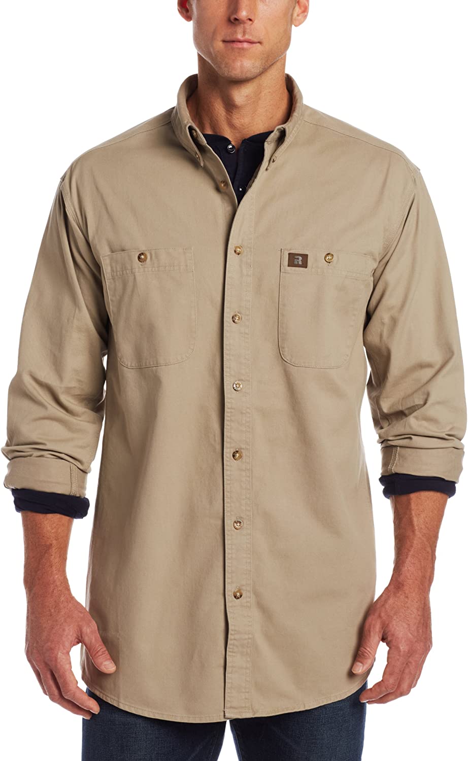 riggs workwear by wrangler twill work shirt